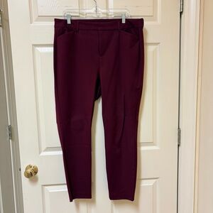 Old Navy Women's Deep Burgundy Pixie High Rise Pants